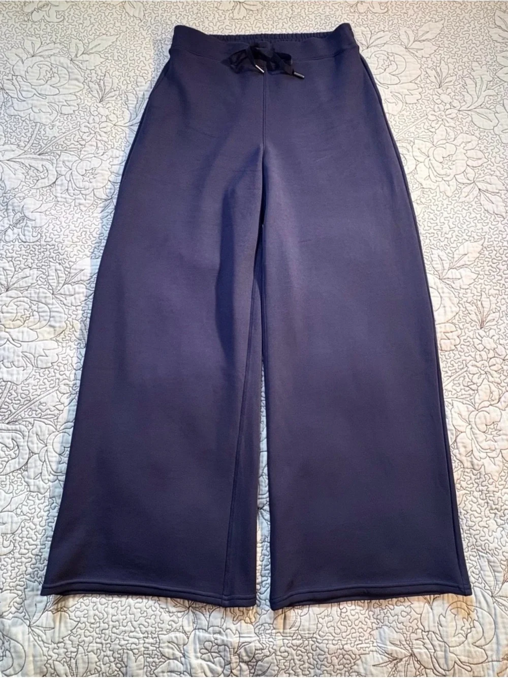 💥SPANX AirEssentials Wide Leg Pant Timeless Navy Soft Luxe Travel Lounge~XL🧡 - Picture 2 of 11